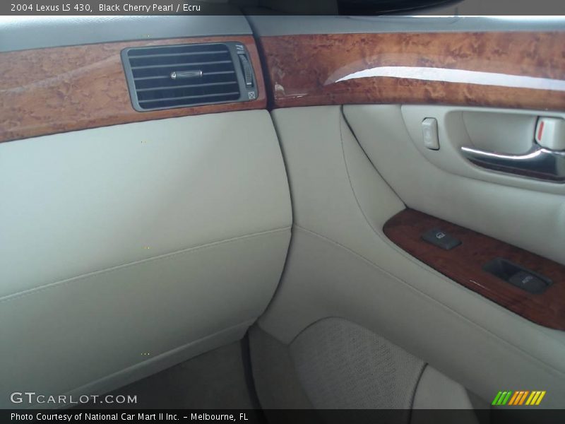 Black Cherry Pearl / Ecru 2004 Lexus LS 430