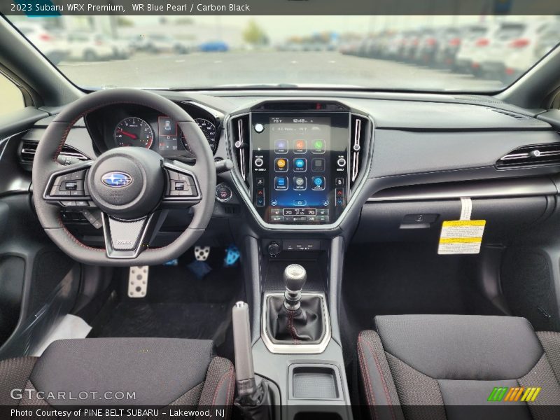 Dashboard of 2023 WRX Premium