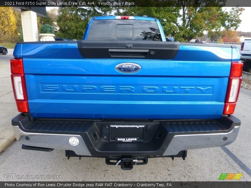 Velocity Blue / Black 2021 Ford F350 Super Duty Lariat Crew Cab 4x4