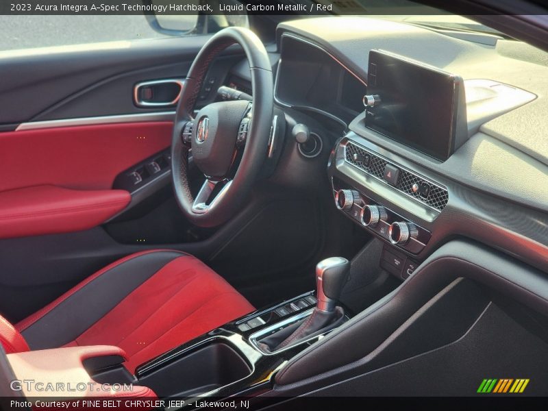  2023 Integra A-Spec Technology Hatchback Red Interior