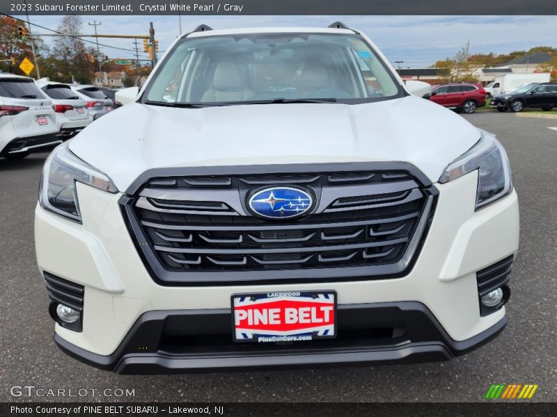 Crystal White Pearl / Gray 2023 Subaru Forester Limited
