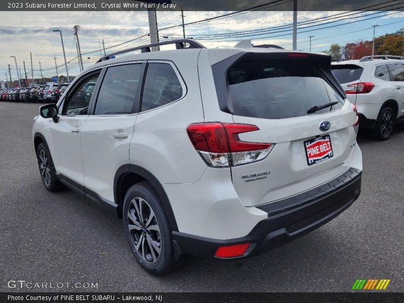 Crystal White Pearl / Gray 2023 Subaru Forester Limited