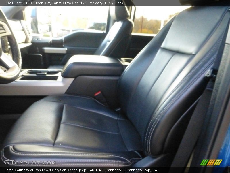 Velocity Blue / Black 2021 Ford F350 Super Duty Lariat Crew Cab 4x4