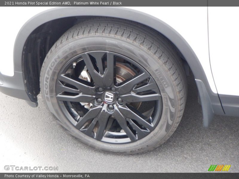 Platinum White Pearl / Black 2021 Honda Pilot Special Edition AWD