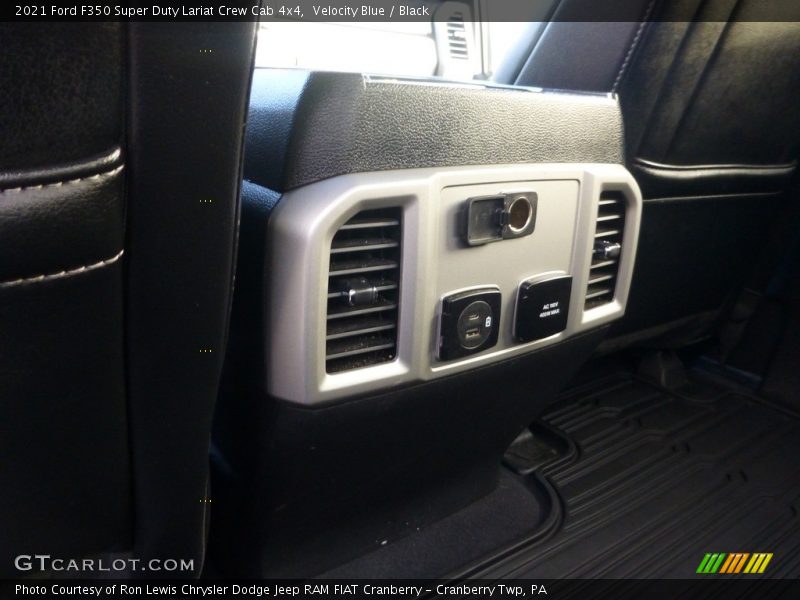 Velocity Blue / Black 2021 Ford F350 Super Duty Lariat Crew Cab 4x4