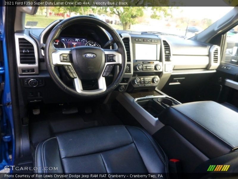 Front Seat of 2021 F350 Super Duty Lariat Crew Cab 4x4