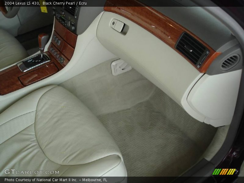 Black Cherry Pearl / Ecru 2004 Lexus LS 430