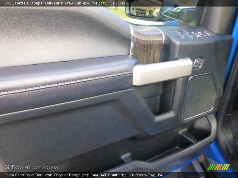 Velocity Blue / Black 2021 Ford F350 Super Duty Lariat Crew Cab 4x4