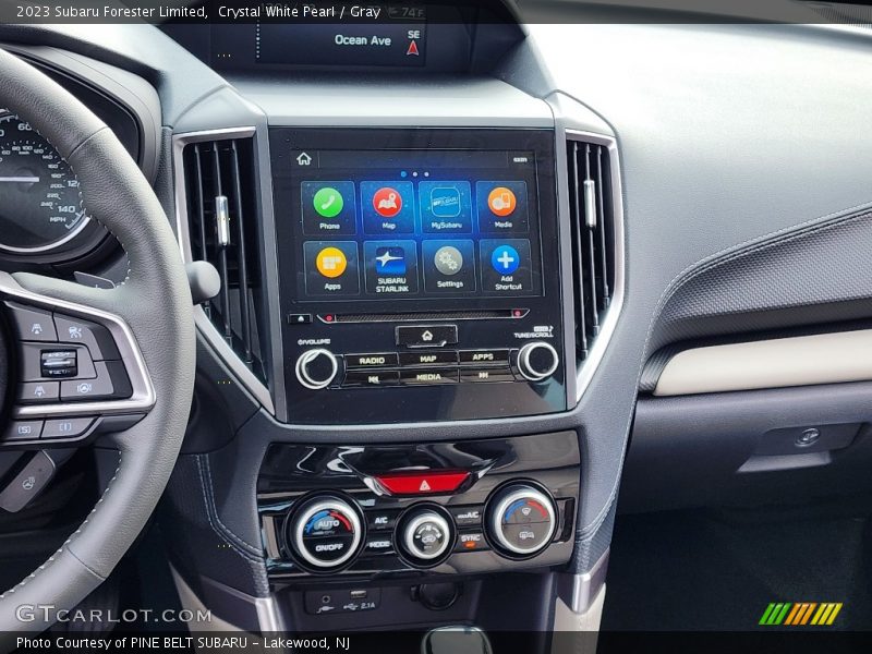 Crystal White Pearl / Gray 2023 Subaru Forester Limited