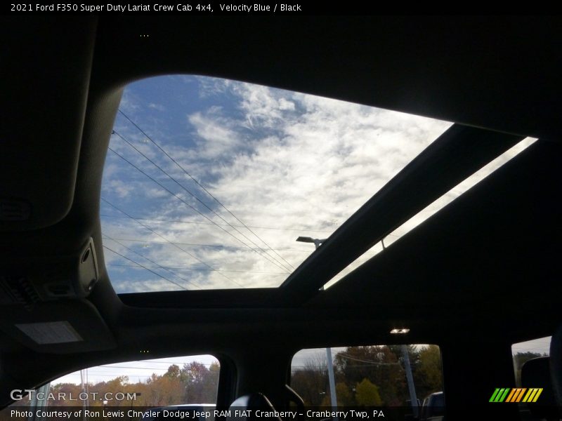 Velocity Blue / Black 2021 Ford F350 Super Duty Lariat Crew Cab 4x4