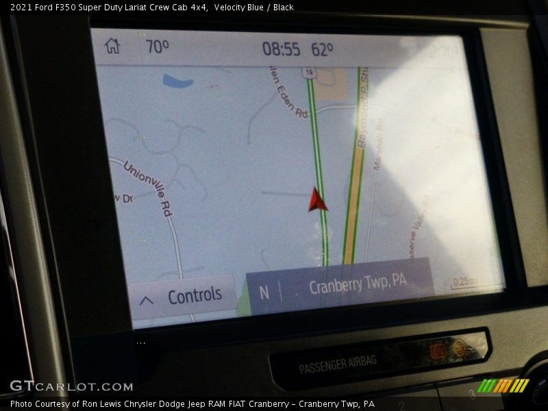 Velocity Blue / Black 2021 Ford F350 Super Duty Lariat Crew Cab 4x4