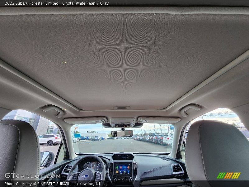 Crystal White Pearl / Gray 2023 Subaru Forester Limited