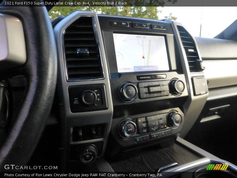 Velocity Blue / Black 2021 Ford F350 Super Duty Lariat Crew Cab 4x4