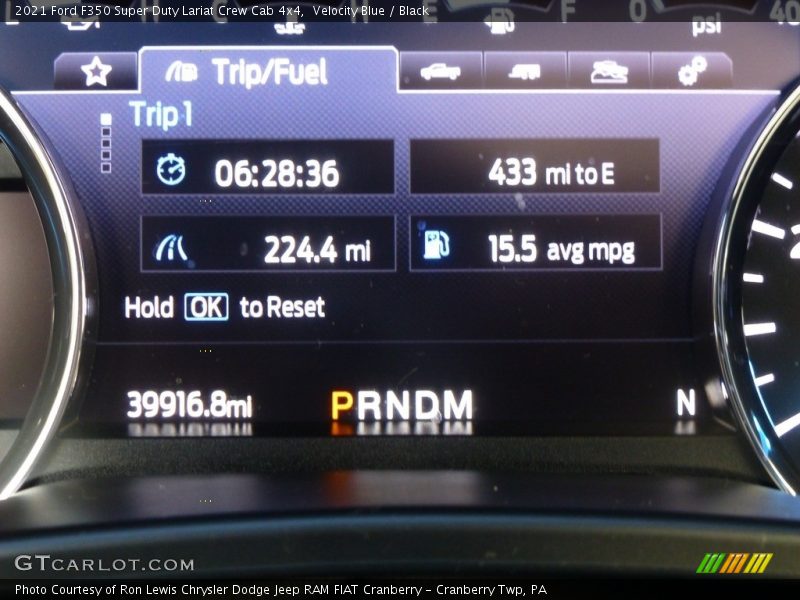 Velocity Blue / Black 2021 Ford F350 Super Duty Lariat Crew Cab 4x4
