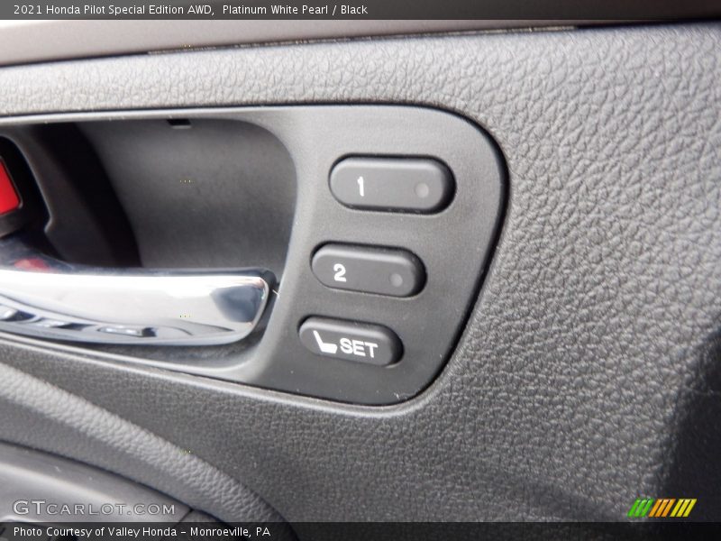 Platinum White Pearl / Black 2021 Honda Pilot Special Edition AWD