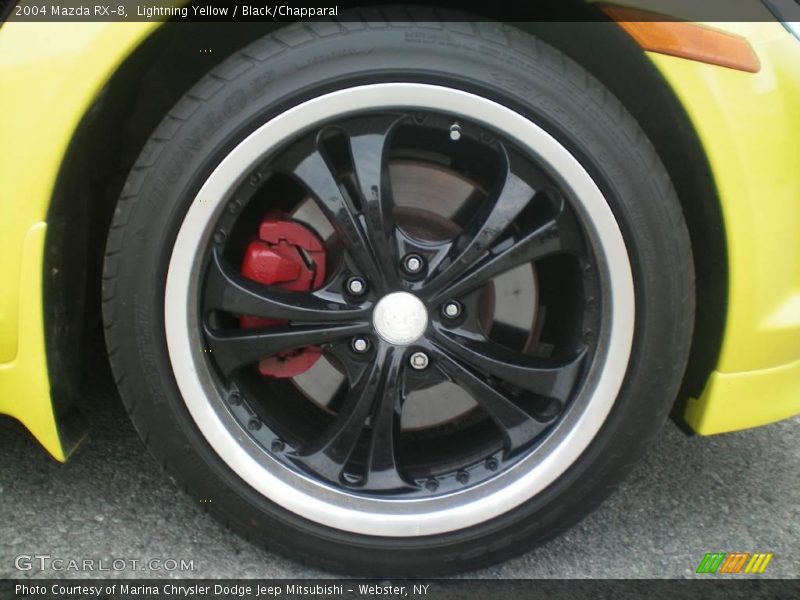 Lightning Yellow / Black/Chapparal 2004 Mazda RX-8