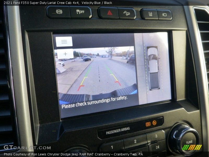 Velocity Blue / Black 2021 Ford F350 Super Duty Lariat Crew Cab 4x4