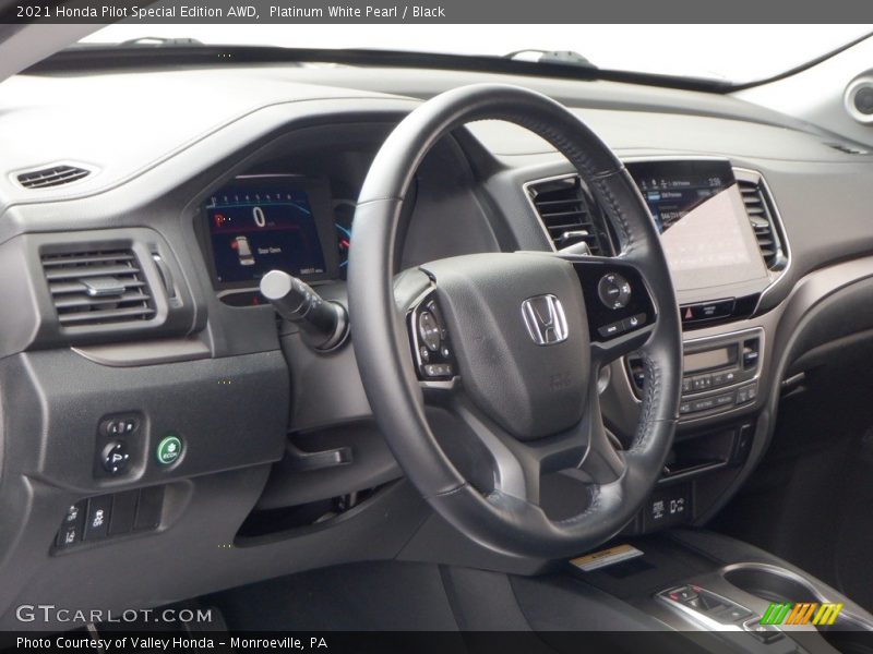 Platinum White Pearl / Black 2021 Honda Pilot Special Edition AWD