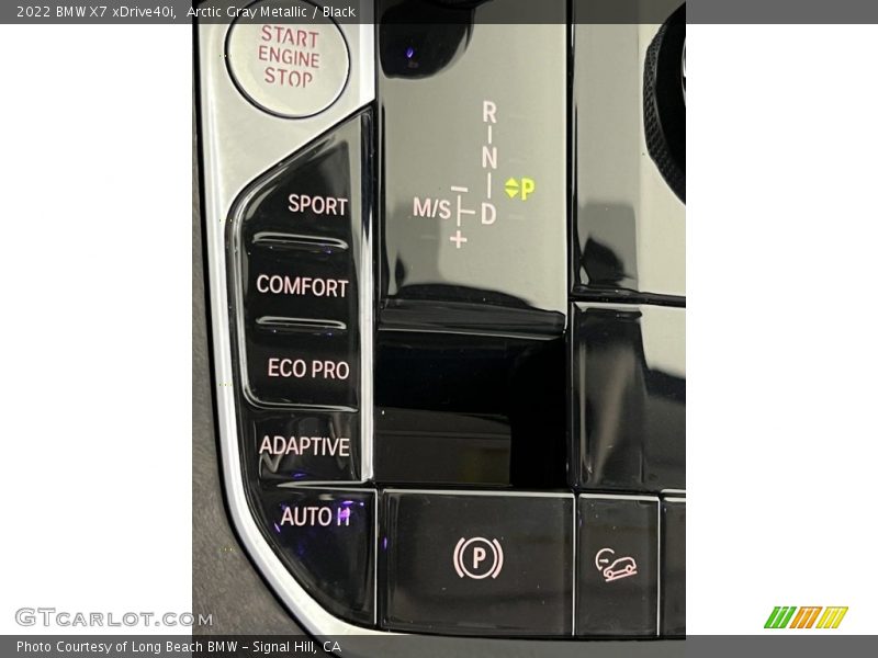 Arctic Gray Metallic / Black 2022 BMW X7 xDrive40i