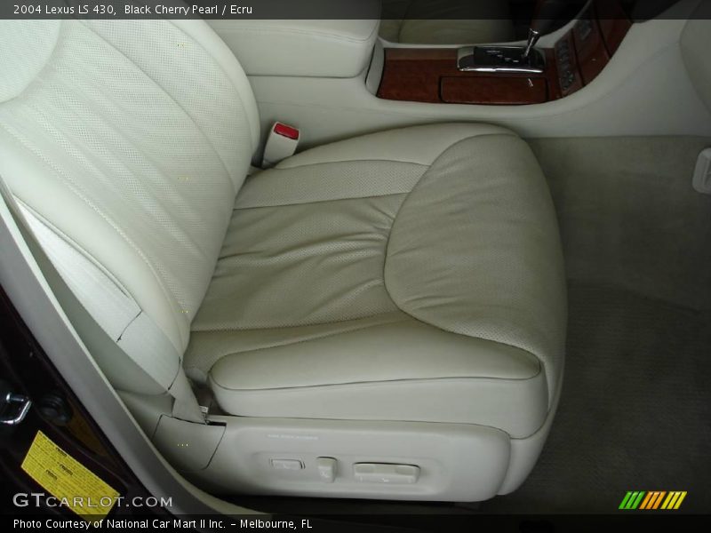 Black Cherry Pearl / Ecru 2004 Lexus LS 430