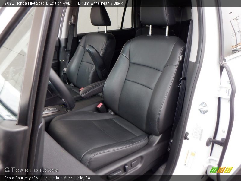 Front Seat of 2021 Pilot Special Edition AWD