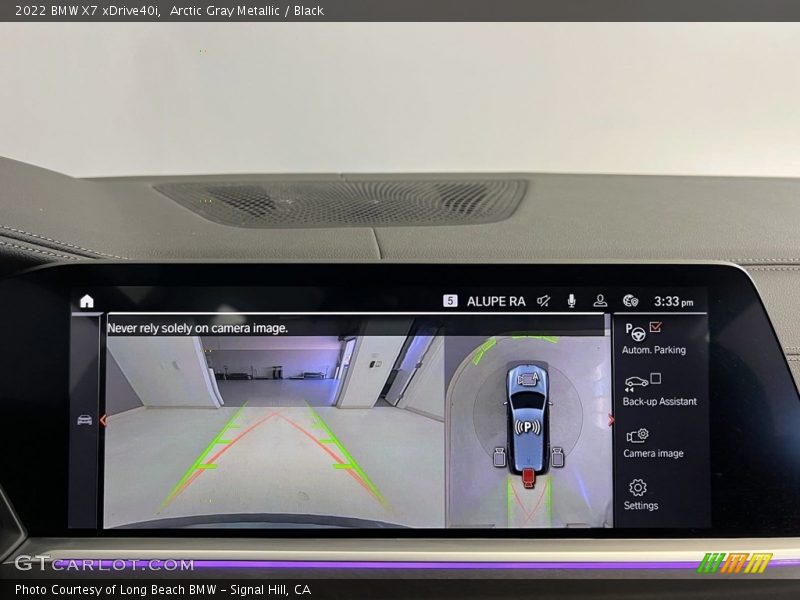 Arctic Gray Metallic / Black 2022 BMW X7 xDrive40i