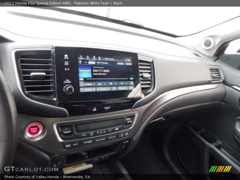 Platinum White Pearl / Black 2021 Honda Pilot Special Edition AWD