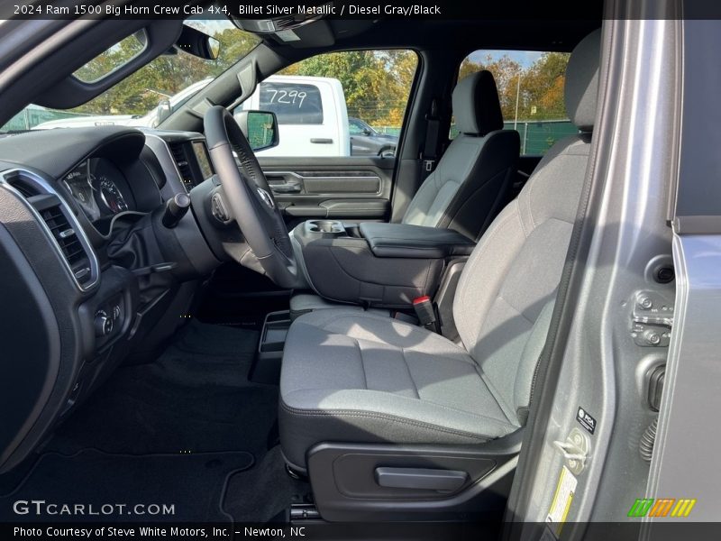 Front Seat of 2024 1500 Big Horn Crew Cab 4x4