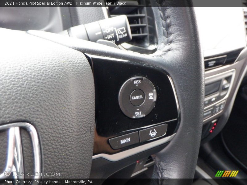 Platinum White Pearl / Black 2021 Honda Pilot Special Edition AWD