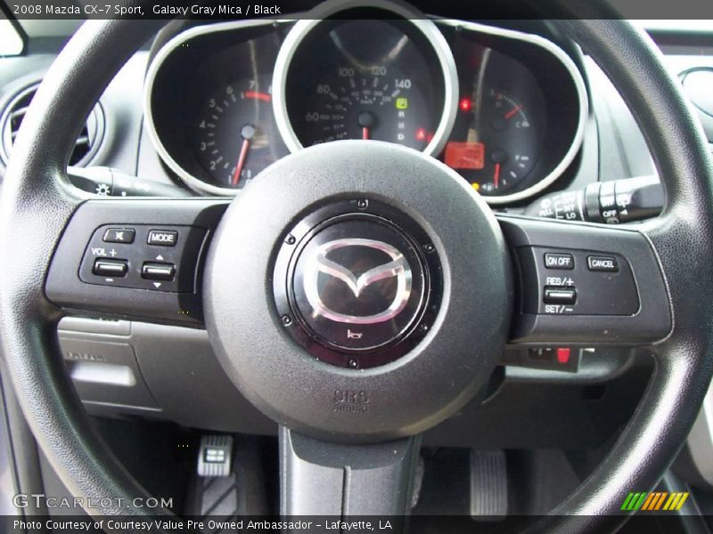 Galaxy Gray Mica / Black 2008 Mazda CX-7 Sport