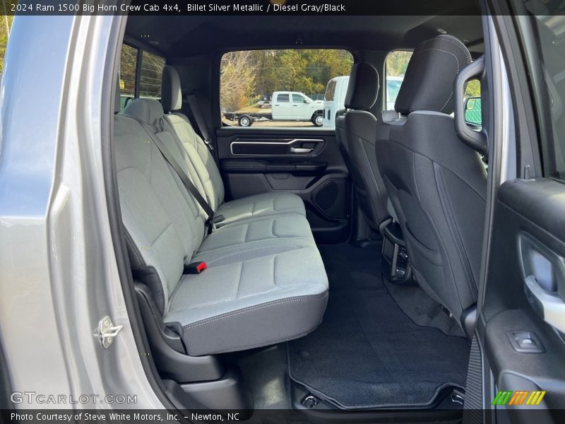 Rear Seat of 2024 1500 Big Horn Crew Cab 4x4