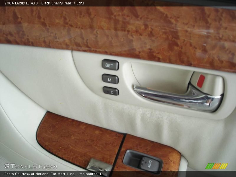 Black Cherry Pearl / Ecru 2004 Lexus LS 430