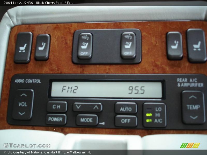Black Cherry Pearl / Ecru 2004 Lexus LS 430