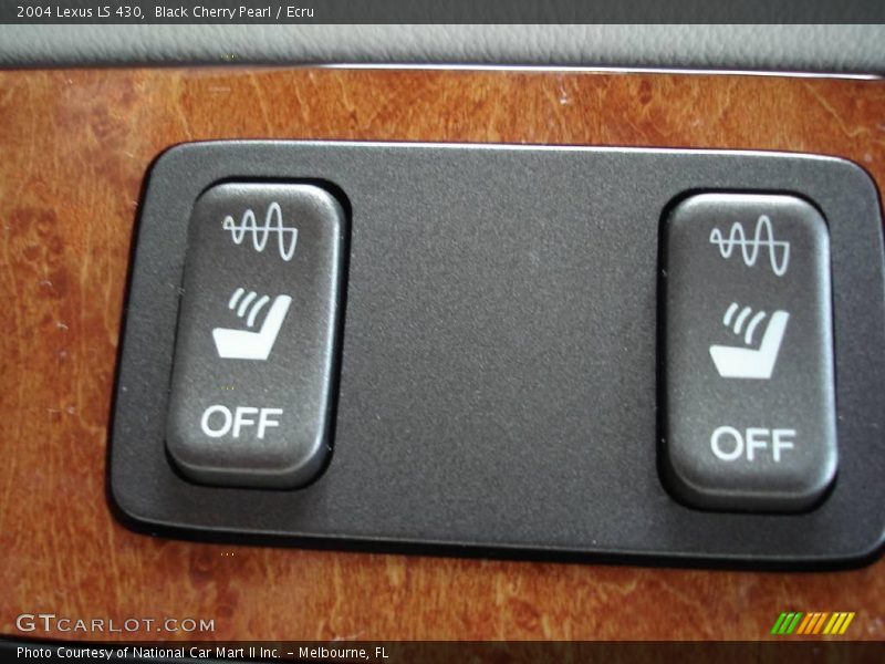 Black Cherry Pearl / Ecru 2004 Lexus LS 430
