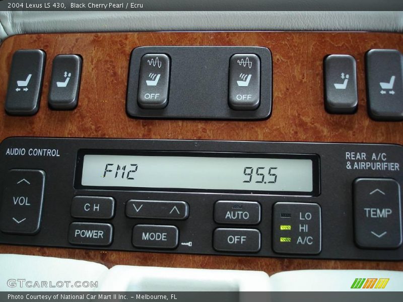 Black Cherry Pearl / Ecru 2004 Lexus LS 430