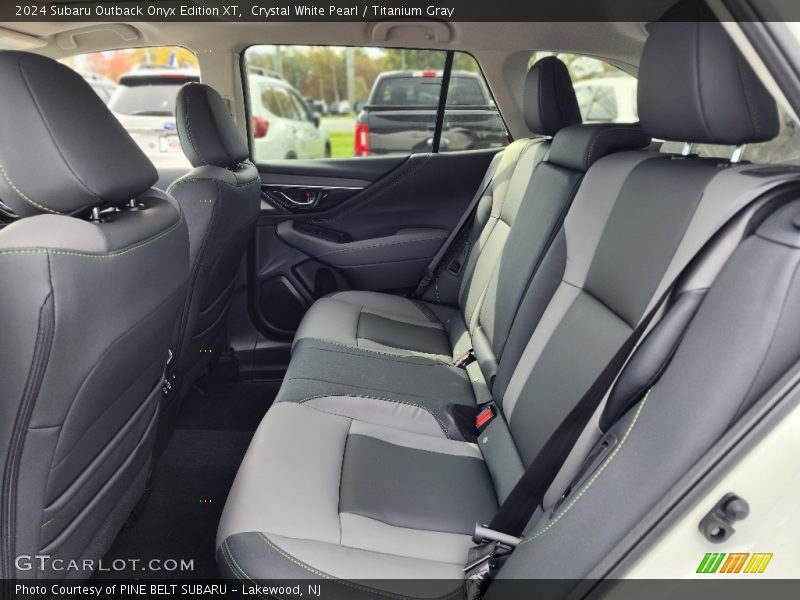 Rear Seat of 2024 Outback Onyx Edition XT