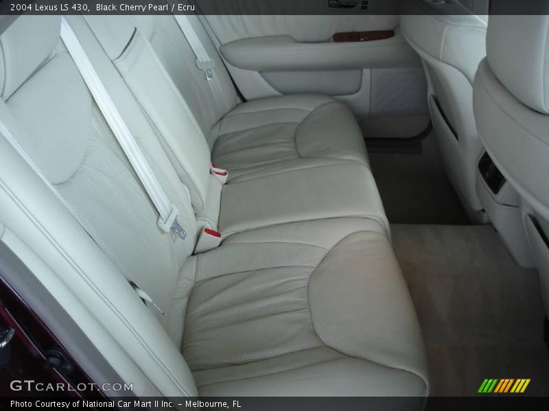 Black Cherry Pearl / Ecru 2004 Lexus LS 430