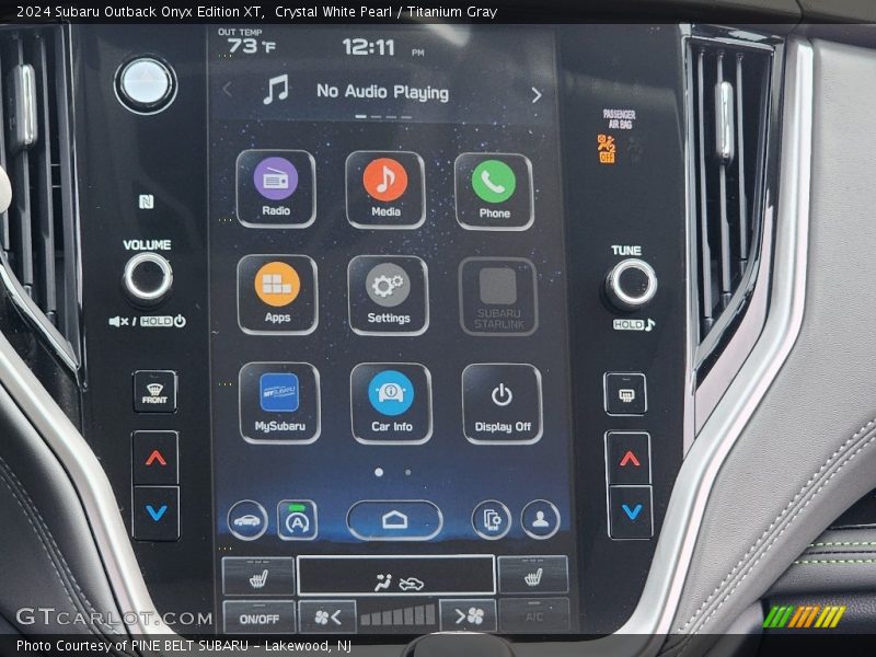 Crystal White Pearl / Titanium Gray 2024 Subaru Outback Onyx Edition XT