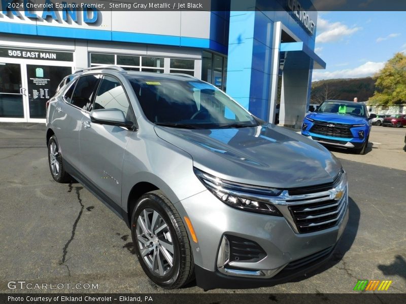 Sterling Gray Metallic / Jet Black 2024 Chevrolet Equinox Premier