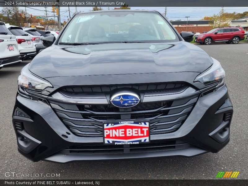 Crystal Black Silica / Titanium Gray 2024 Subaru Legacy Premium