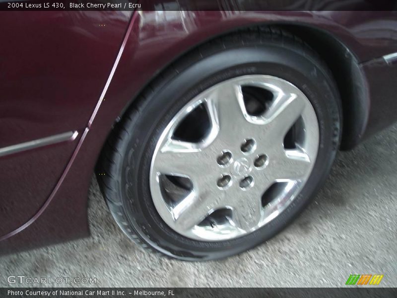 Black Cherry Pearl / Ecru 2004 Lexus LS 430