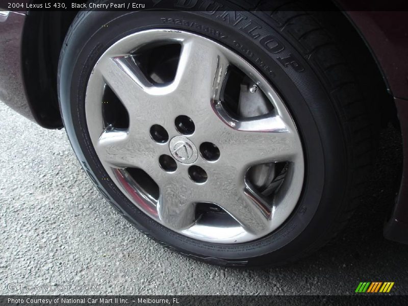 Black Cherry Pearl / Ecru 2004 Lexus LS 430