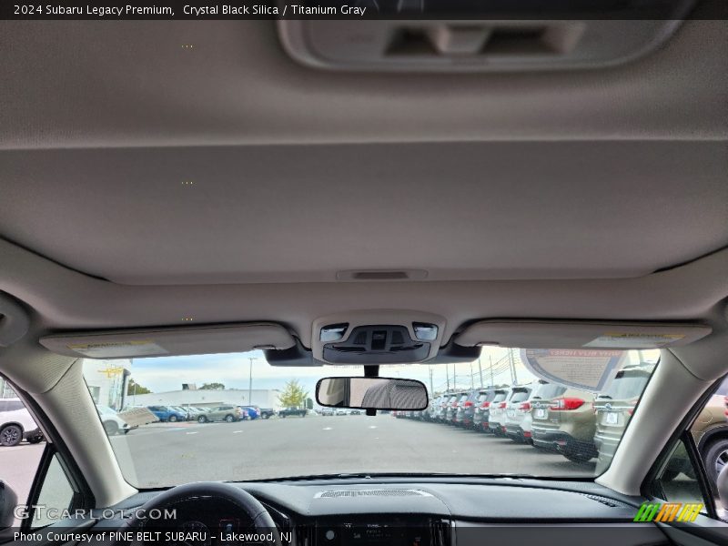 Crystal Black Silica / Titanium Gray 2024 Subaru Legacy Premium