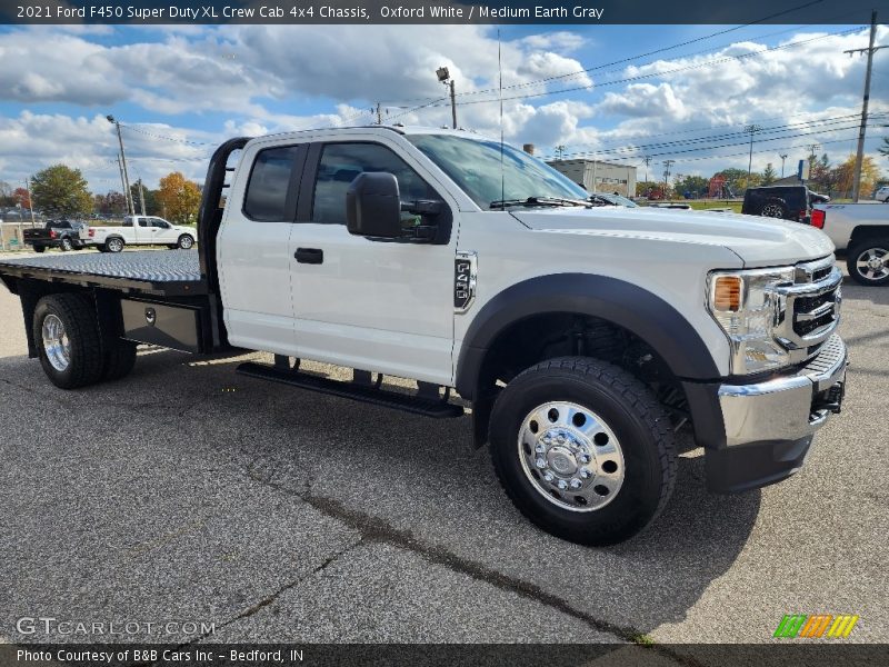  2021 F450 Super Duty XL Crew Cab 4x4 Chassis Oxford White