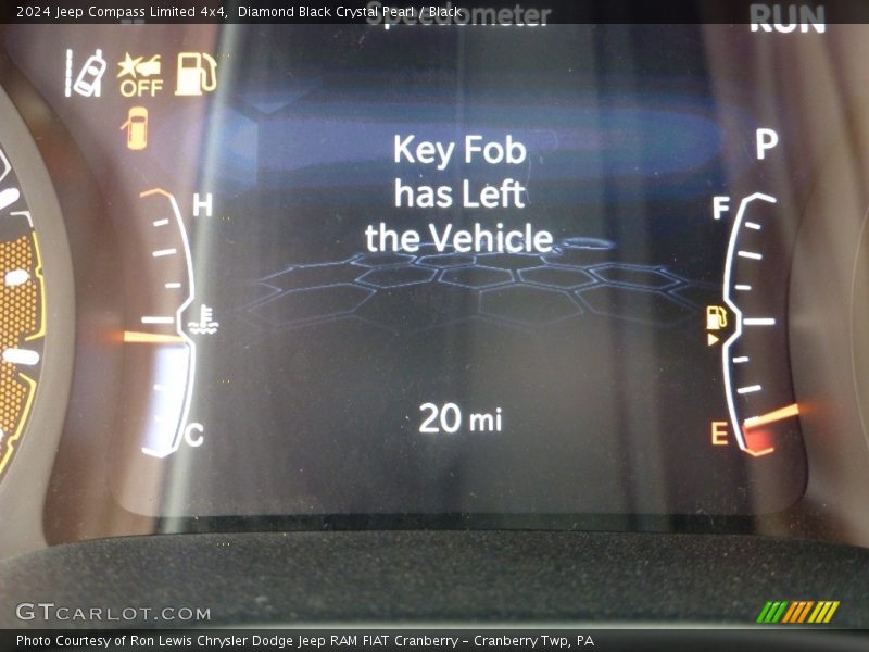 Diamond Black Crystal Pearl / Black 2024 Jeep Compass Limited 4x4