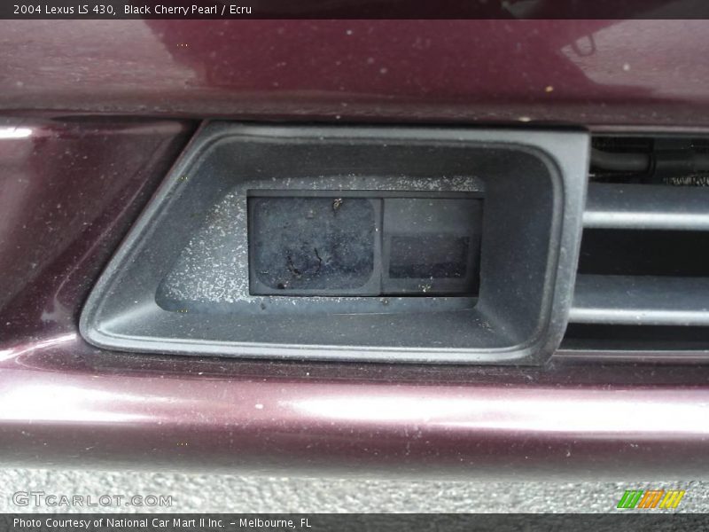 Black Cherry Pearl / Ecru 2004 Lexus LS 430