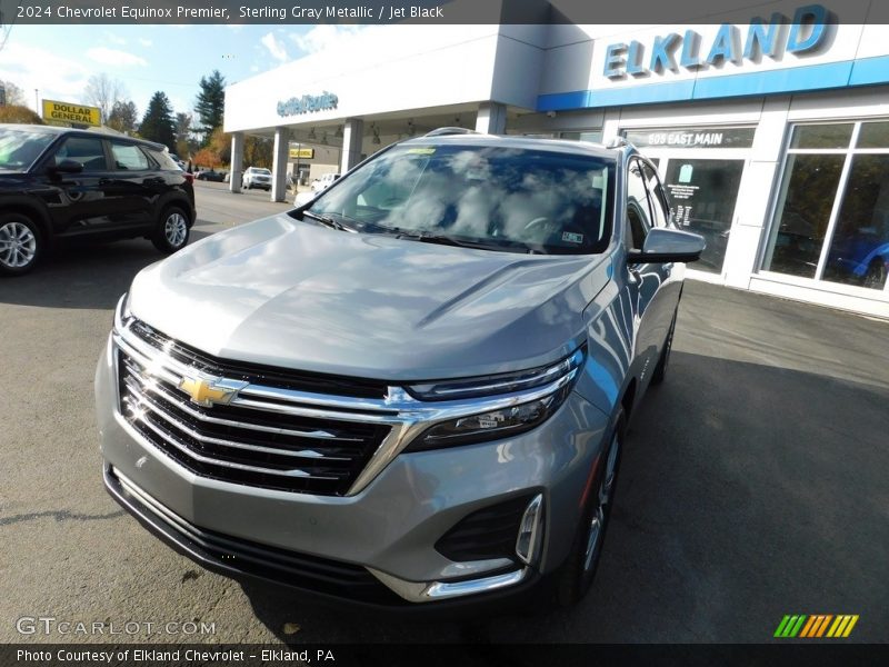 Sterling Gray Metallic / Jet Black 2024 Chevrolet Equinox Premier