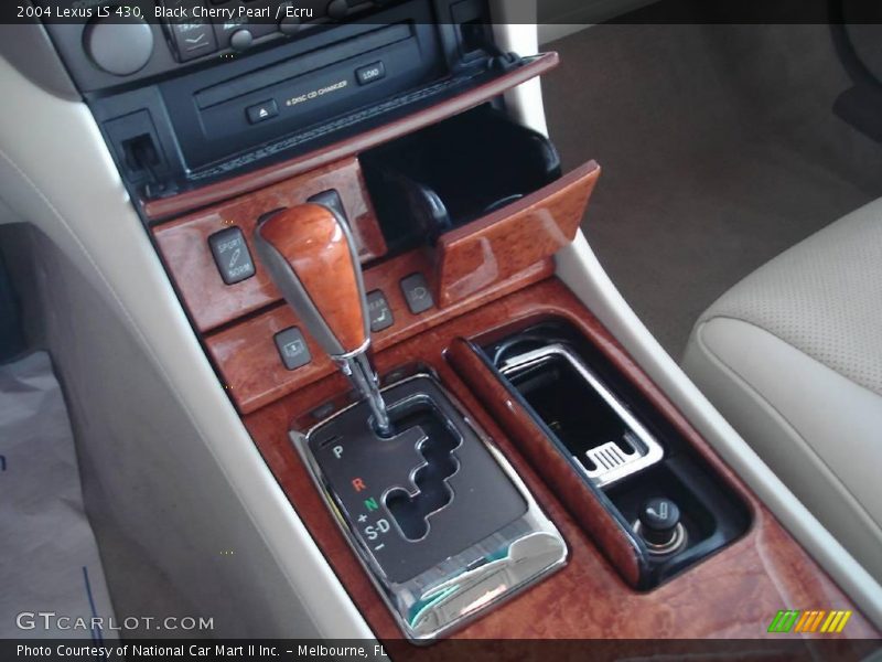 Black Cherry Pearl / Ecru 2004 Lexus LS 430
