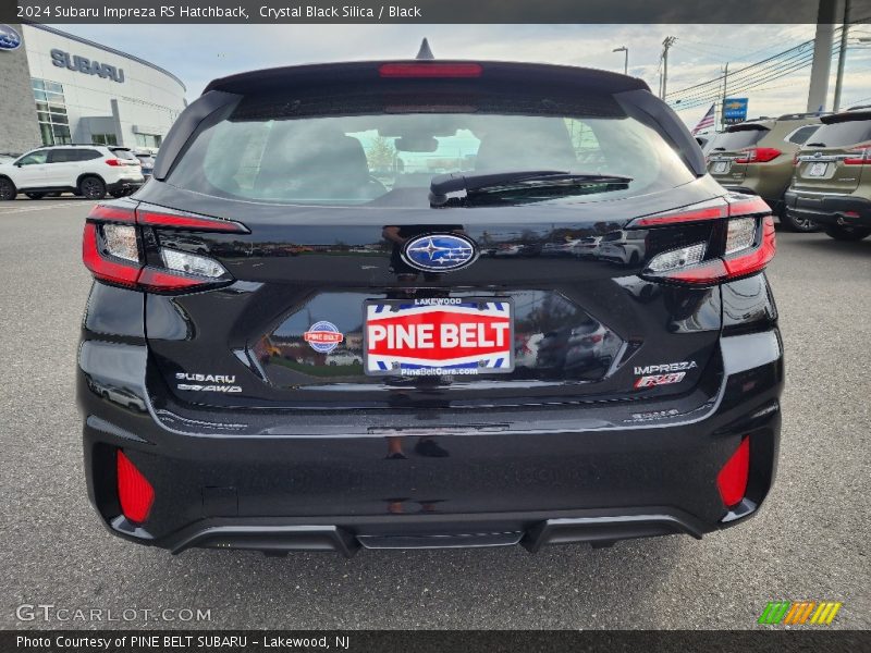 Crystal Black Silica / Black 2024 Subaru Impreza RS Hatchback