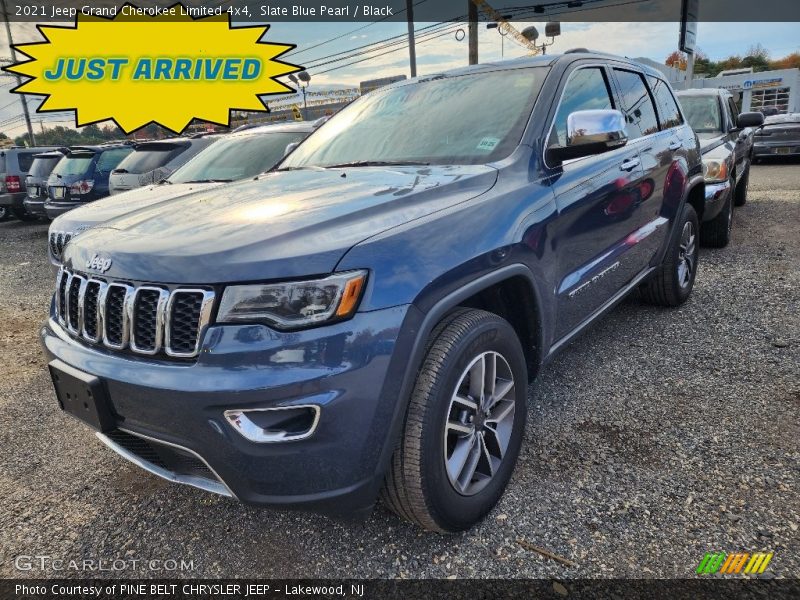 Slate Blue Pearl / Black 2021 Jeep Grand Cherokee Limited 4x4